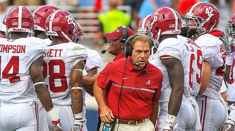 Why Bookies Should Be Afraid of the Alabama Crimson Tide in 2017, 2018