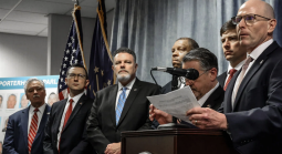 NW Indiana press conference regarding sports betting business take down