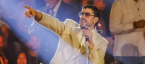 Bad Bunny performing on stage 