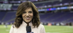 Michele Tafoya on the sidelines of a game